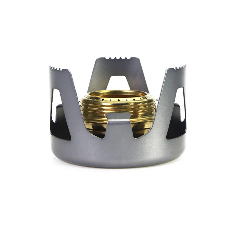 High-Quality Portable Alcohol Stove Grey - Image 3