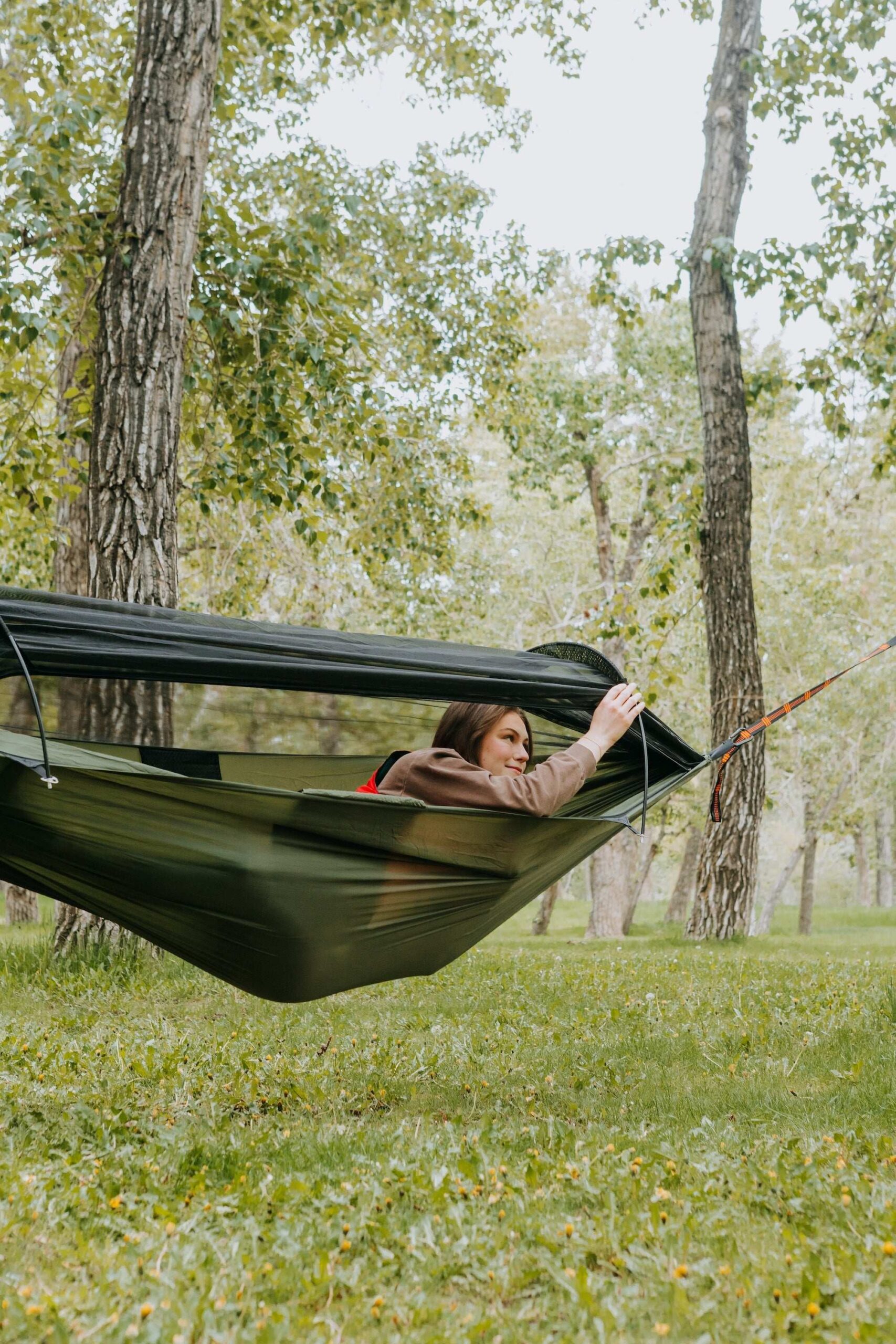 Ultralight Backpacking and Camping Hammock with Mosquito Net - Image 2