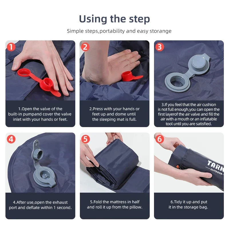 Sleeping Pad W/ Integrated Pillow - Image 3
