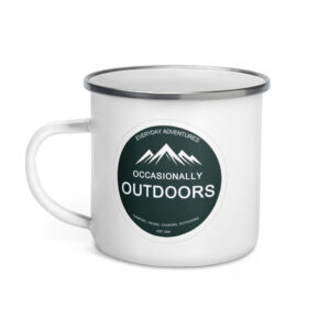 Occasionally Outdoors Enamel Mug