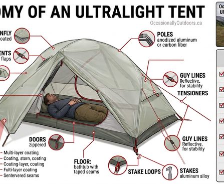 Anatomy of an ultra light tent