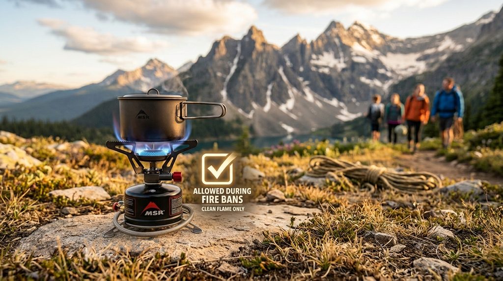 camp stove fire ban Canada
