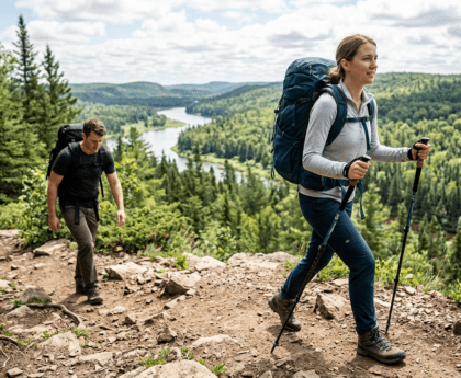 why use trekking poles for hiking