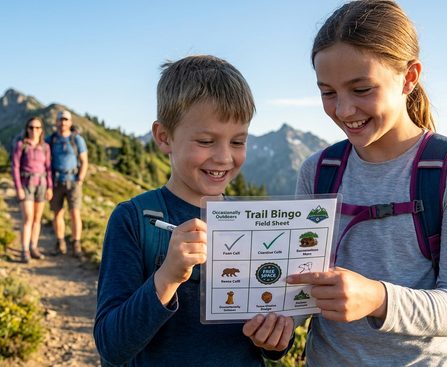 kids playing trail games