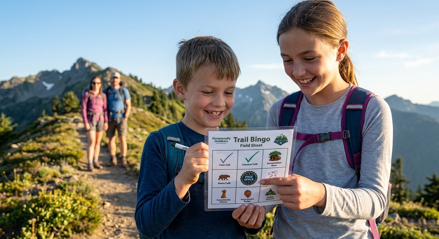 kids playing trail games