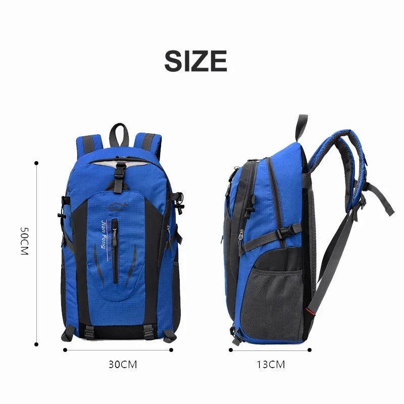 Lightweight Hiking and Cycling Backpack - Blue | Outdoor Gear - Image 2