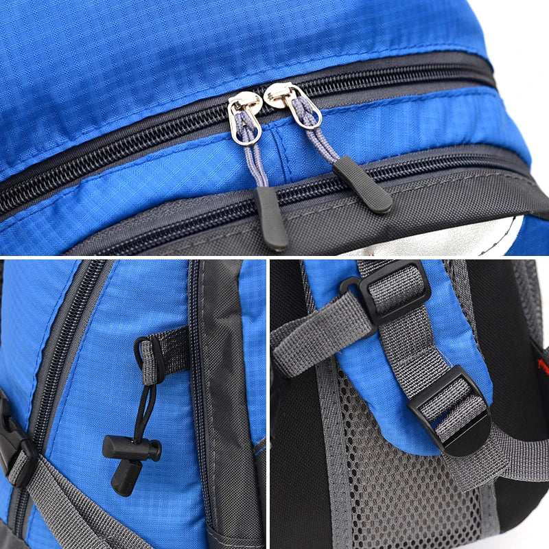 Lightweight Hiking and Cycling Backpack - Blue | Outdoor Gear - Image 3
