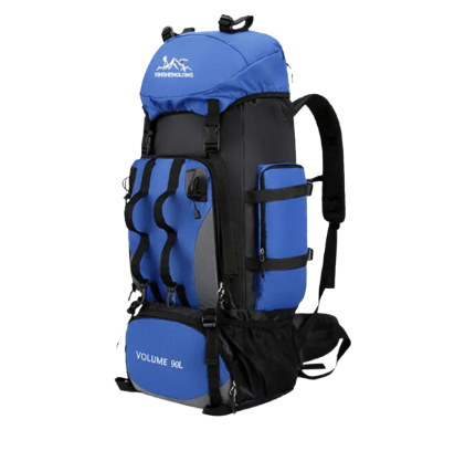 lightweight 90L expedition backpack