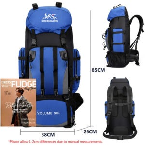 1.2kg Lightweight 90L Expedition Backpack for Multi-Day Hikes - Image 2