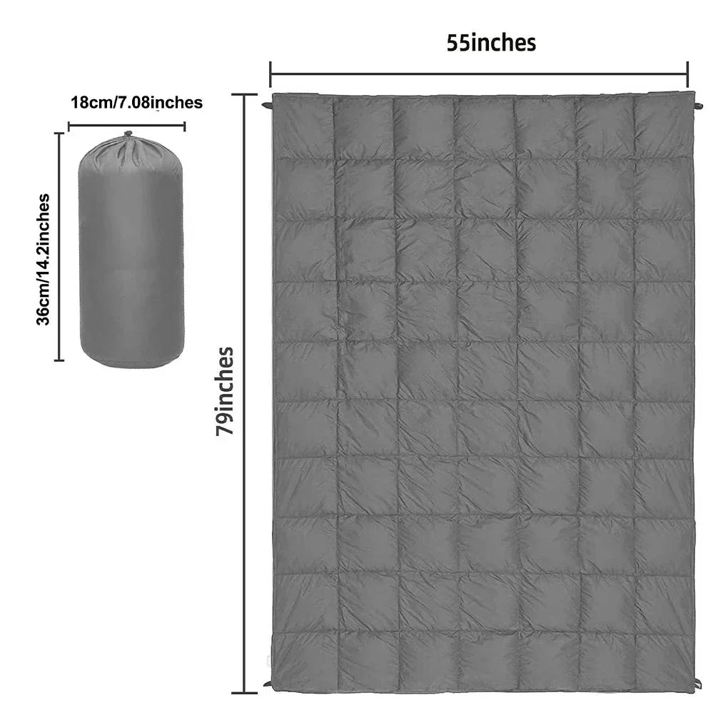 Portable Camping Quilt Travel Blanket for Outdoor Adventure - Image 2