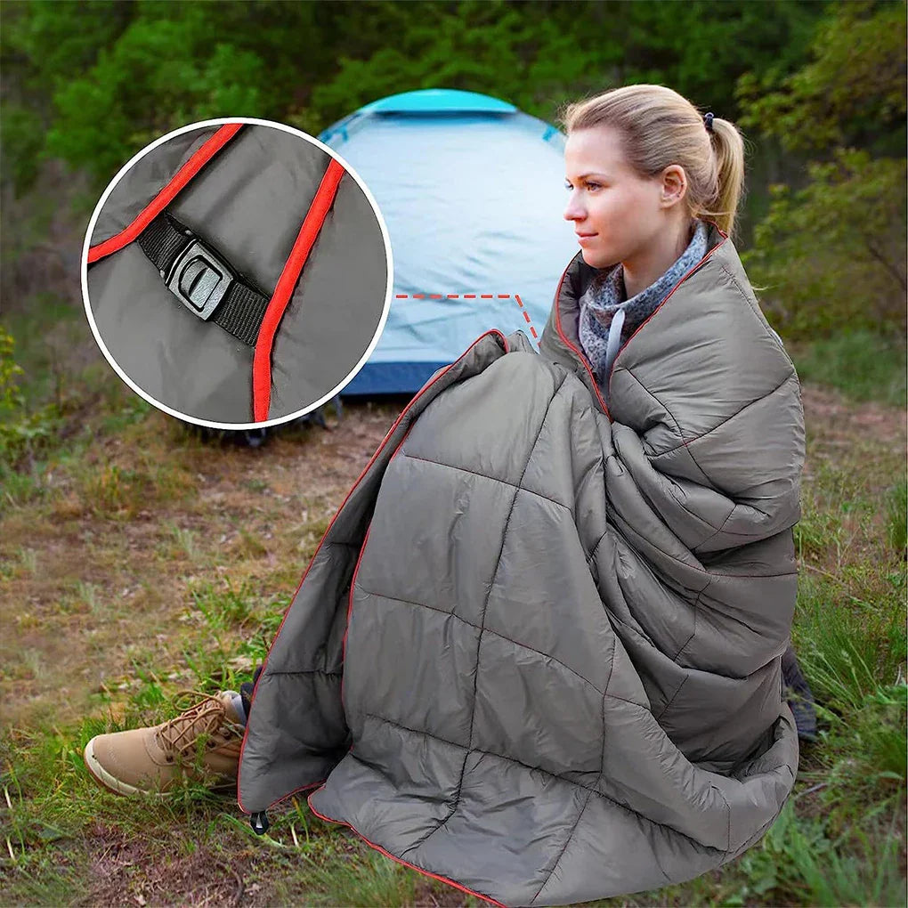 Portable Camping Quilt Travel Blanket for Outdoor Adventure - Image 3