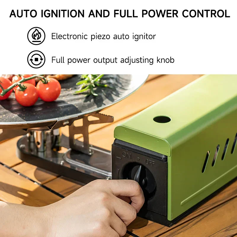 BRS 3800W Portable Camping Cassette Stove (High-Output Outdoor Gas Burner) - Image 4