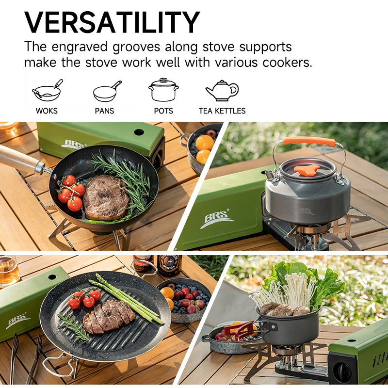 BRS 3800W Portable Camping Cassette Stove (High-Output Outdoor Gas Burner) - Image 3